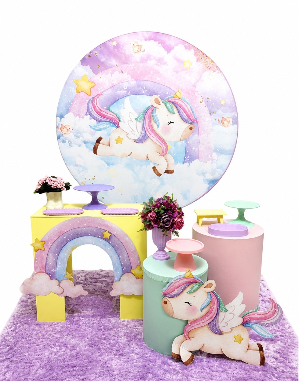 Unicórnio 3 - Dona Amora Decoração 