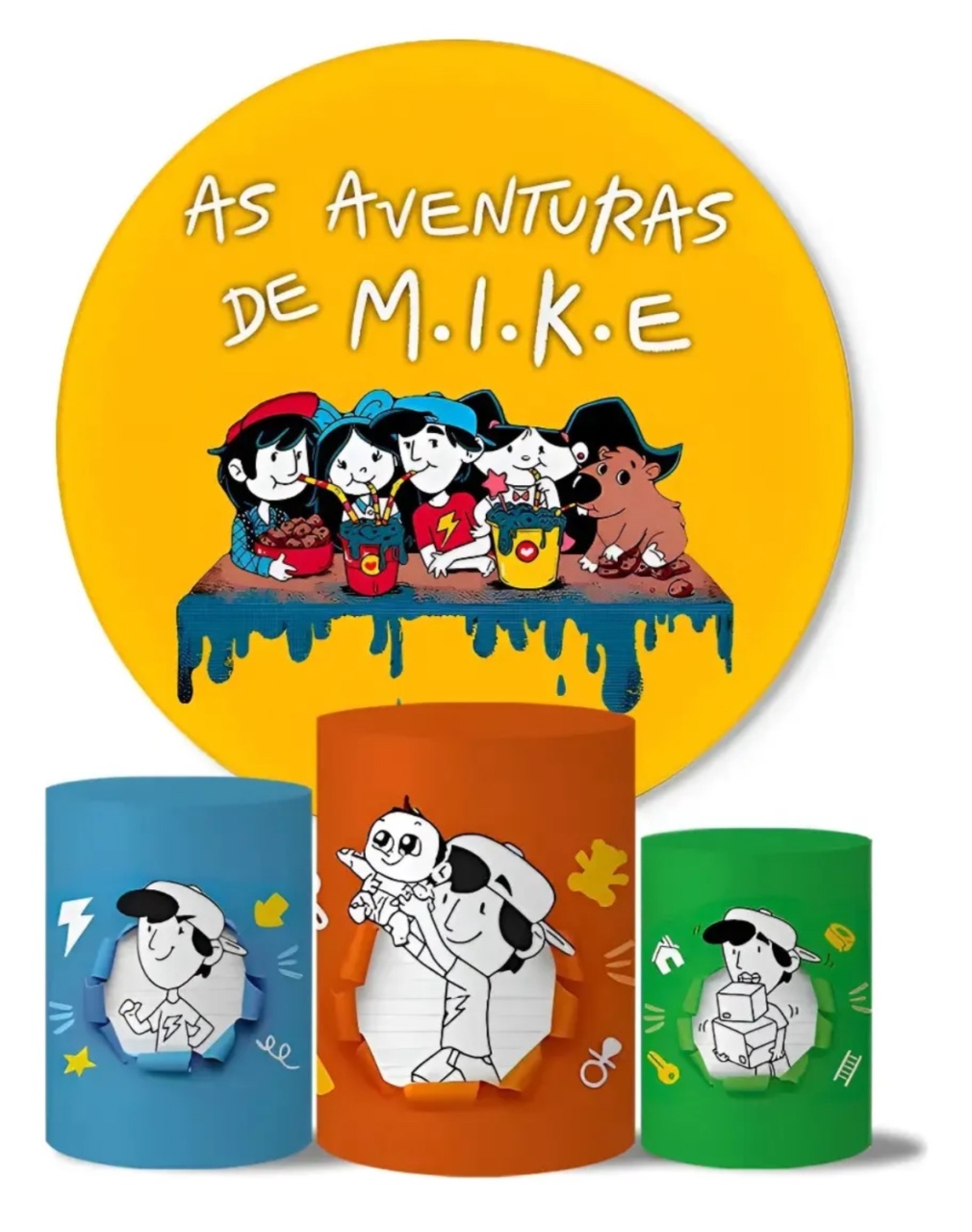 Kit Capas As Aventuras de Mike - Dona Amora Decoração 
