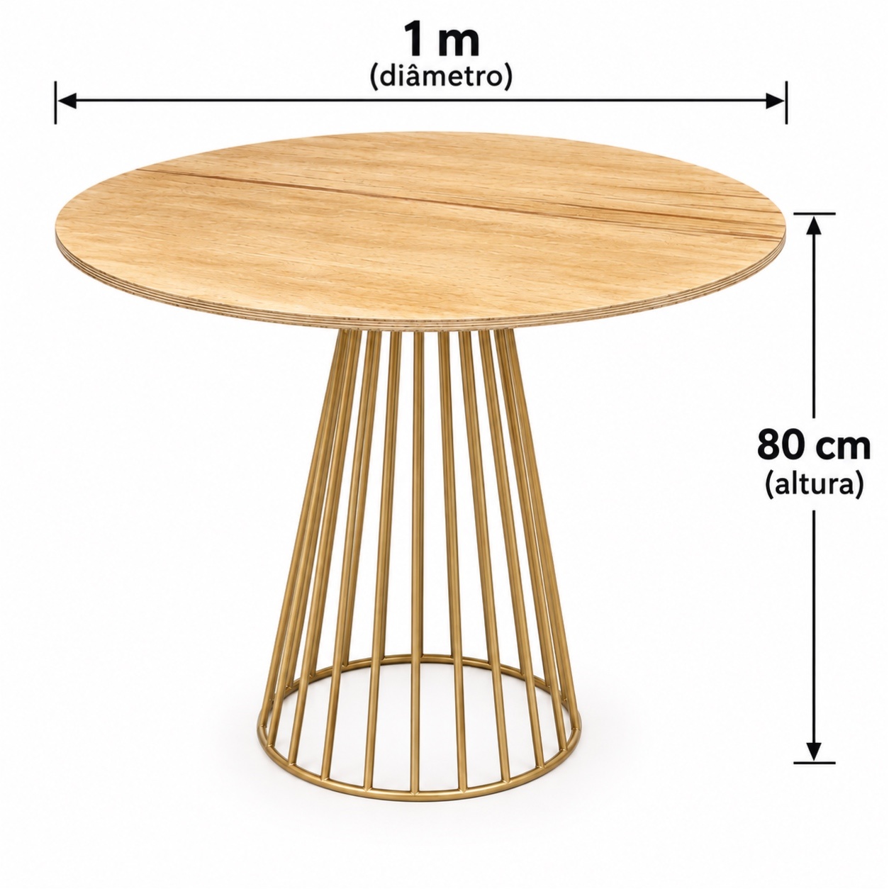Mesa Grande Redonda - Dona Amora Decoração 