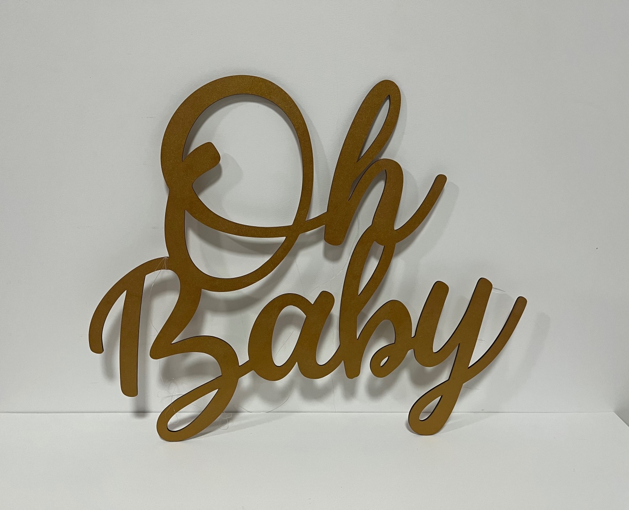 Placa Mdf Oh Baby - Dona Amora Decoração 