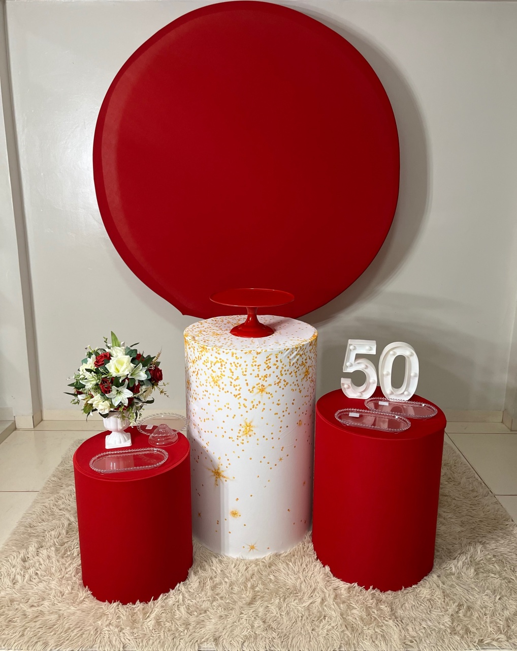 Vermelho E Branco  - Dona Amora Decoração 