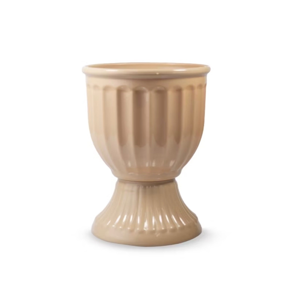 Vaso Floral Bege - Dona Amora Decoração 