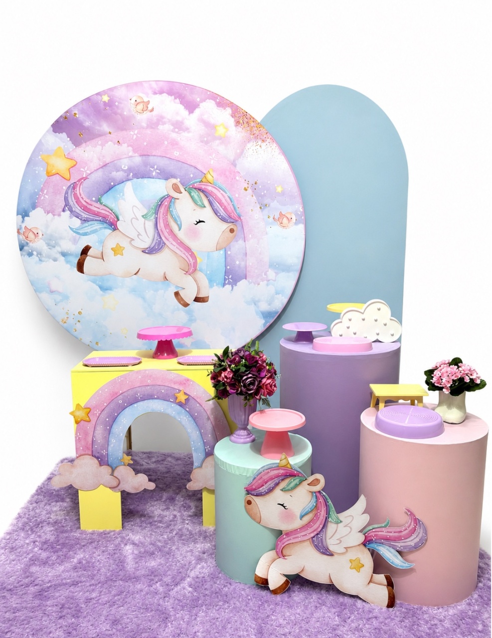 Unicórnio 4 - Dona Amora Decoração 