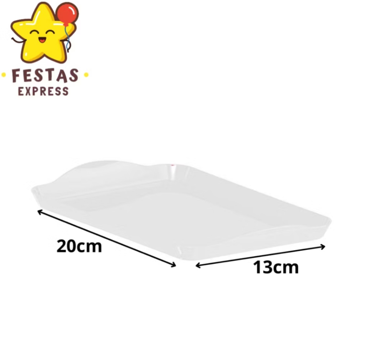 Bandeja Branca - Dona Amora Decoração 
