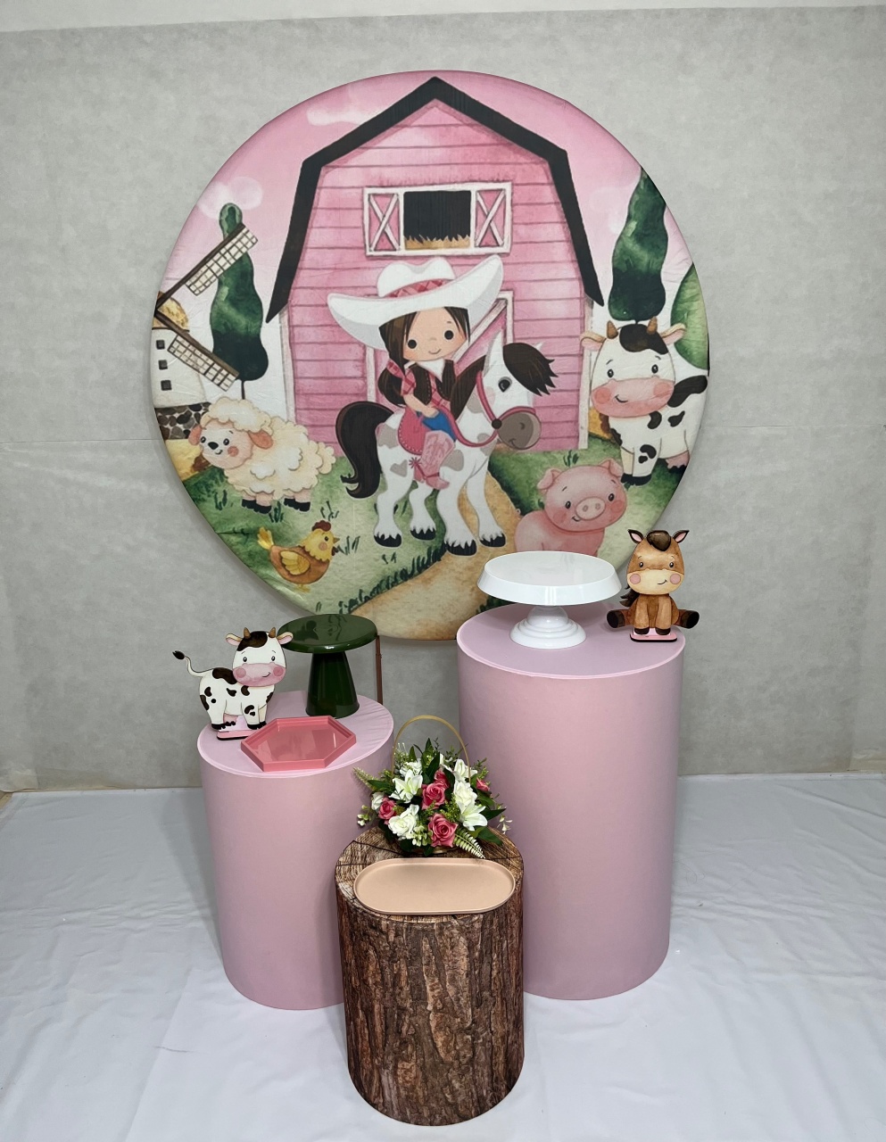 Fazendinha Menina 1 - Dona Amora Decoração 