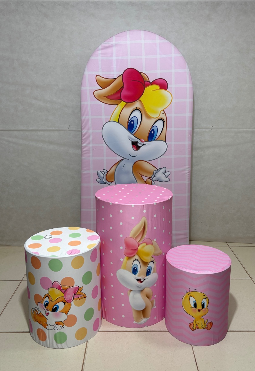 Kit Capas Baby Looney 🩷2 - Dona Amora Decoração 