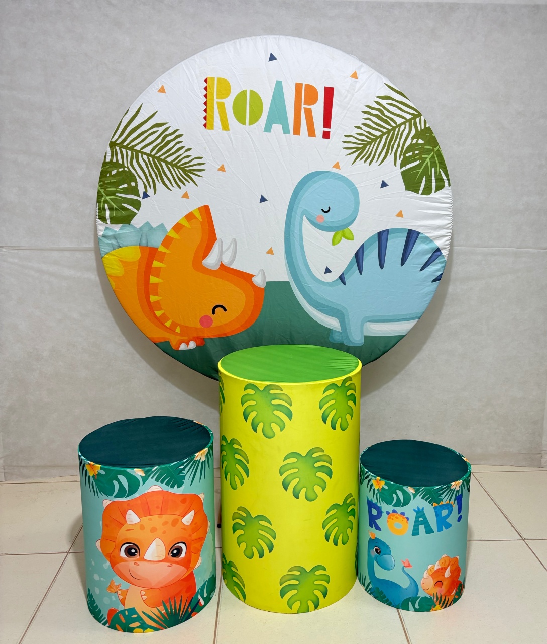Kit Capas Dino Baby 2 - Dona Amora Decoração 