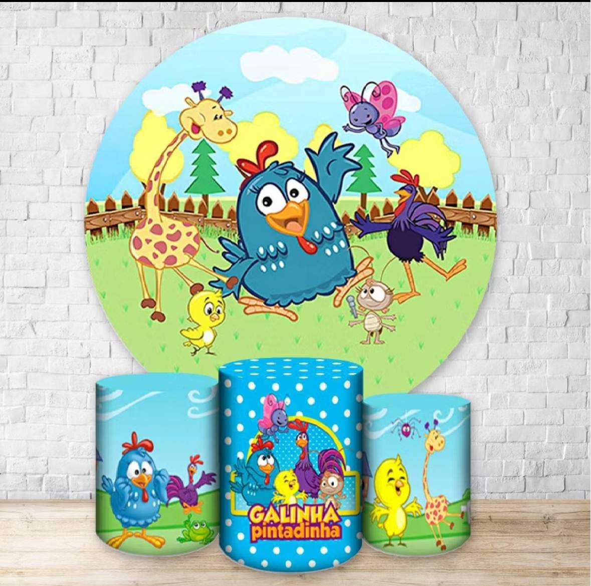 Kit Capas Galinha Pintadinba - Dona Amora Decoração 
