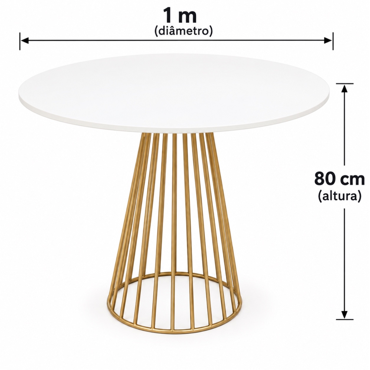 Mesa Grande Redonda 2 - Dona Amora Decoração 