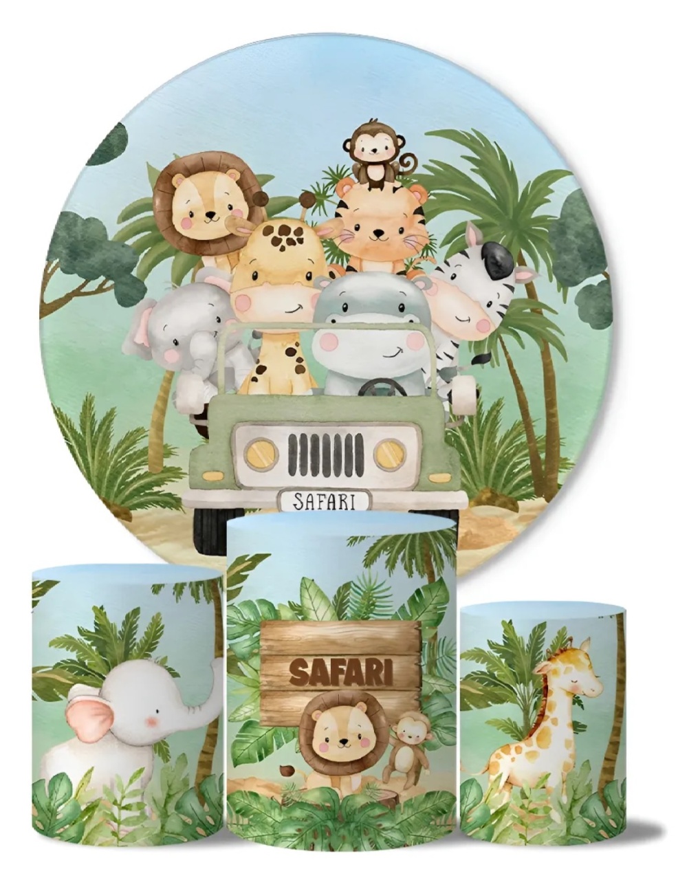 Kit Capas Safari Baby - Dona Amora Decoração 