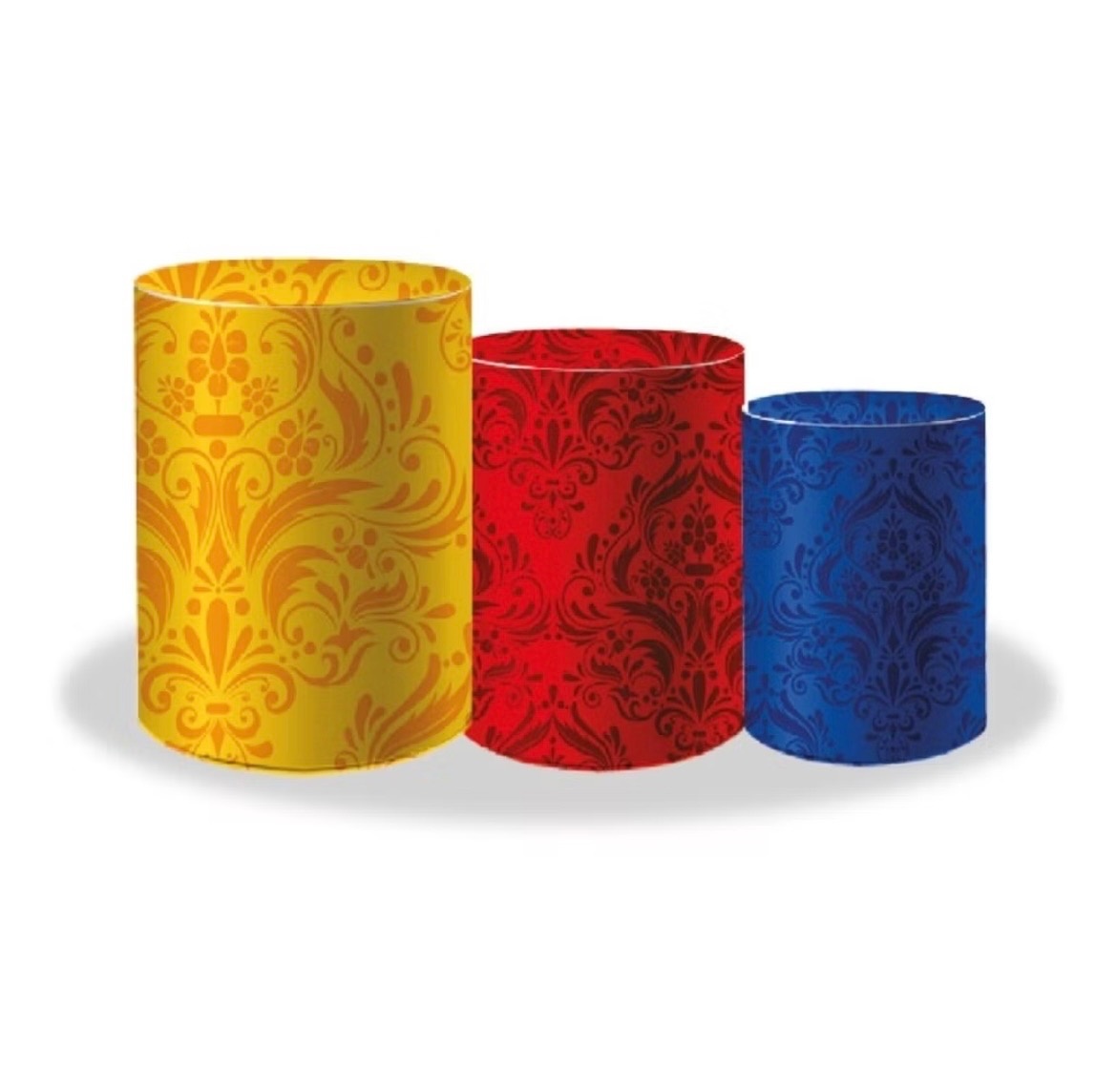 Trio Capas Cilindro Realeza  - Dona Amora Decoração 