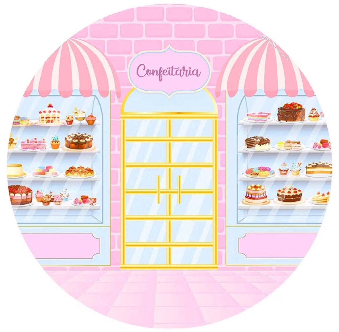 Capa Painel Confeitaria - Dona Amora Decoração 