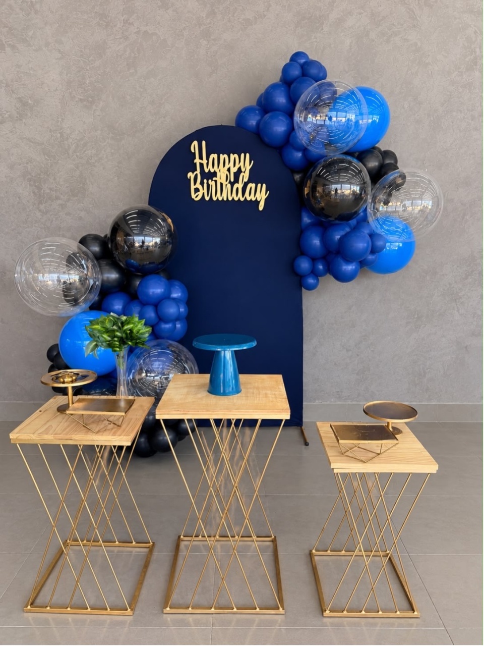 Azul E Dourado 2 - Dona Amora Decoração 