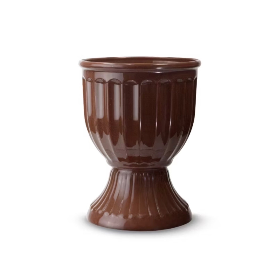 Vaso Foral Marrom - Dona Amora Decoração 