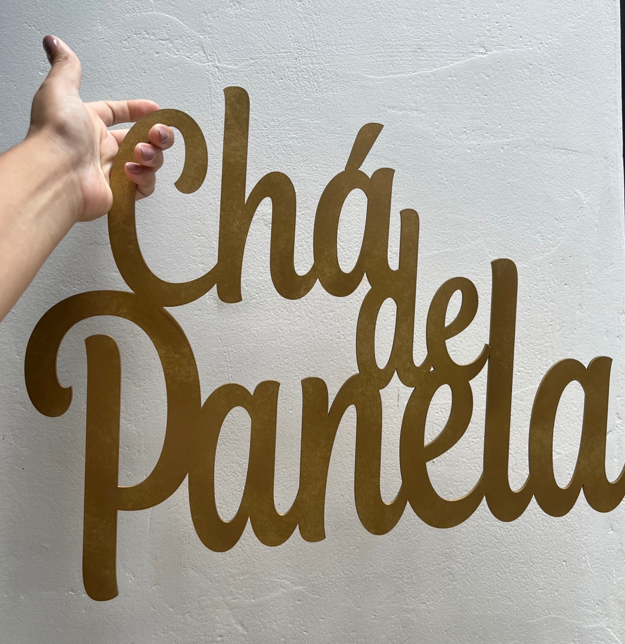 Placa Mdf Chá de Panela  - Dona Amora Decoração 
