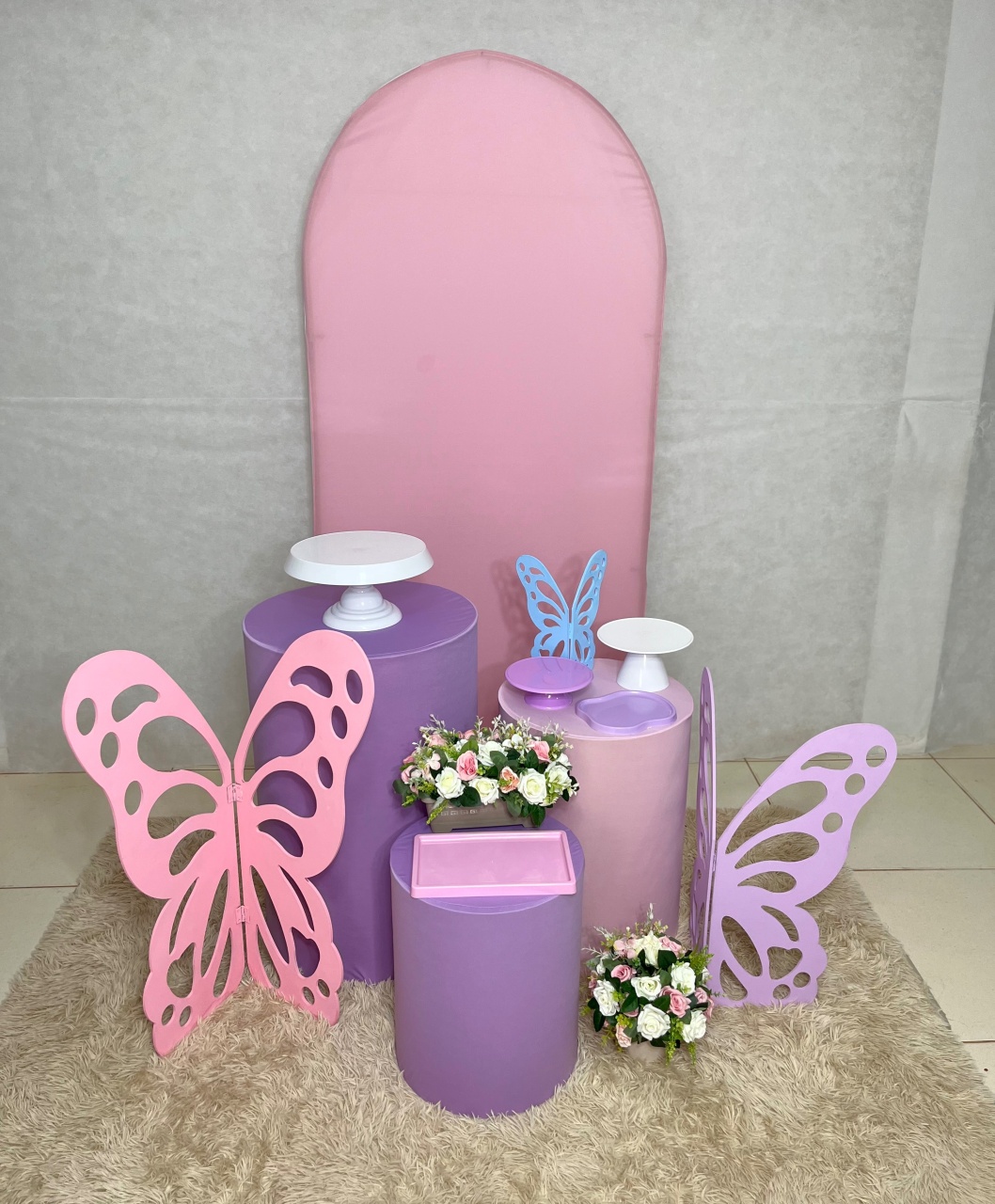 Jardim Rosa  - Dona Amora Decoração 