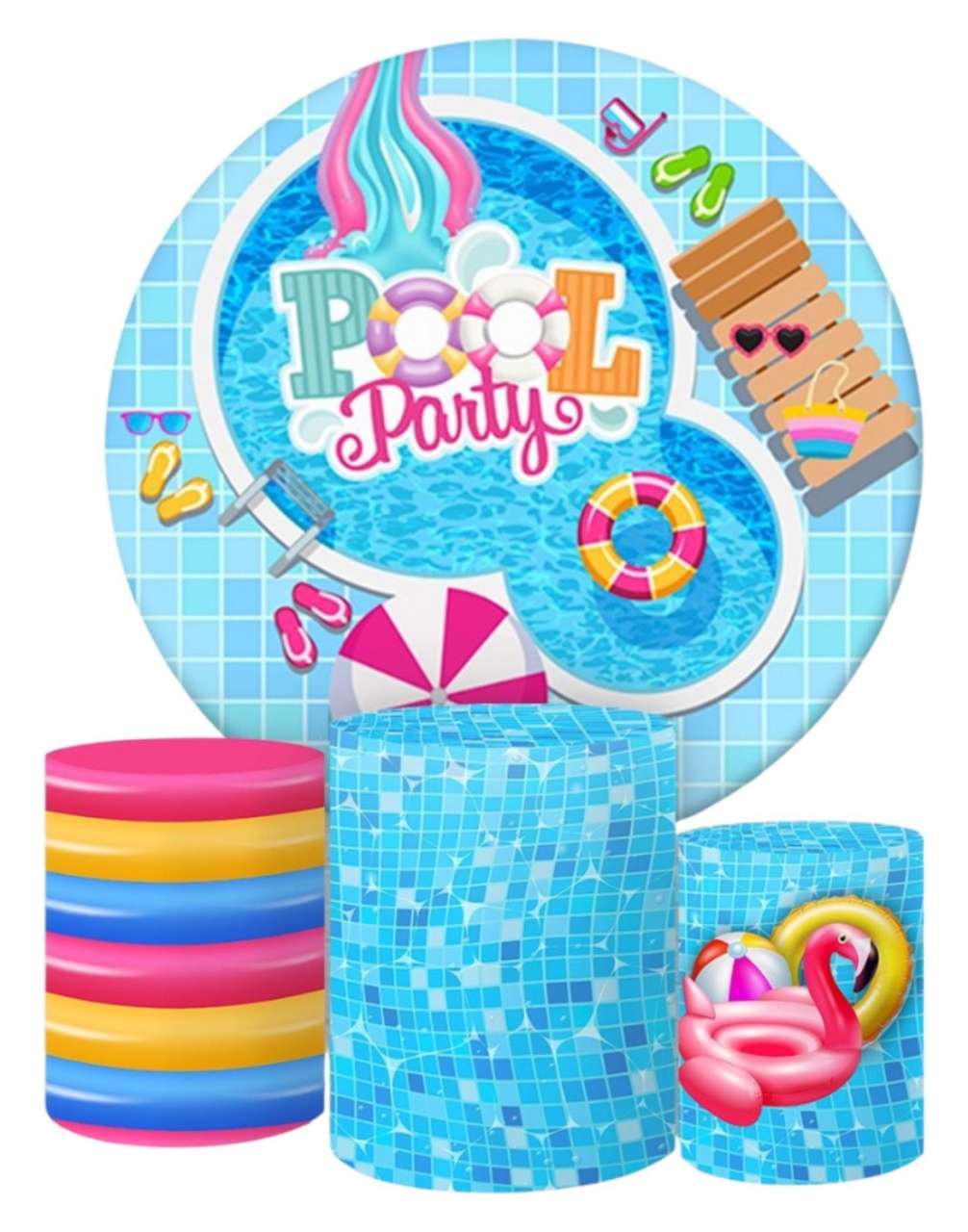 Capas Pool Party  - Dona Amora Decoração 