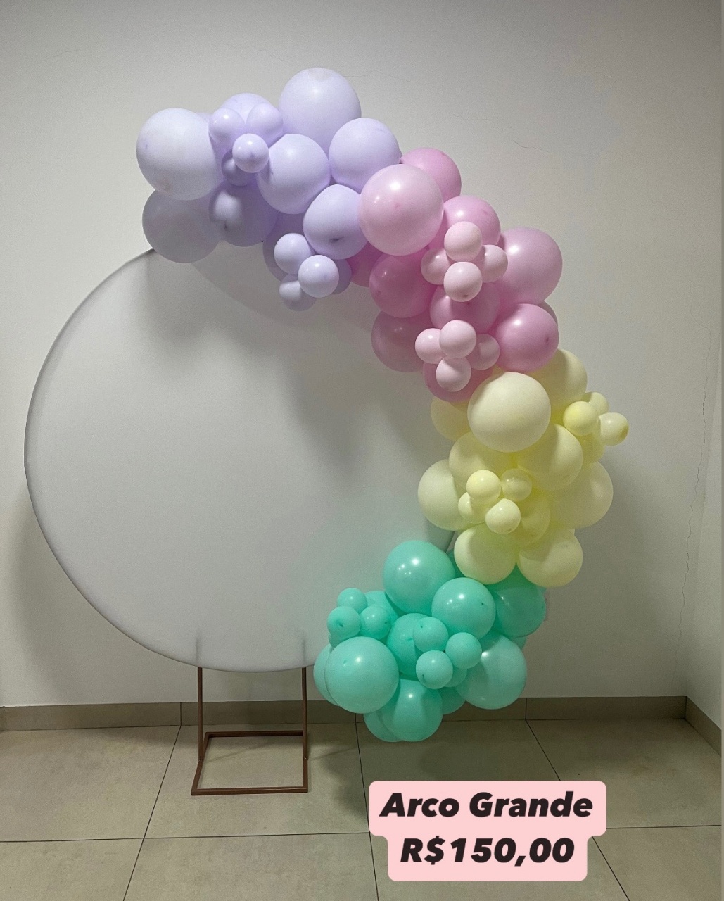 Arco de Balões Grande - Dona Amora Decoração 