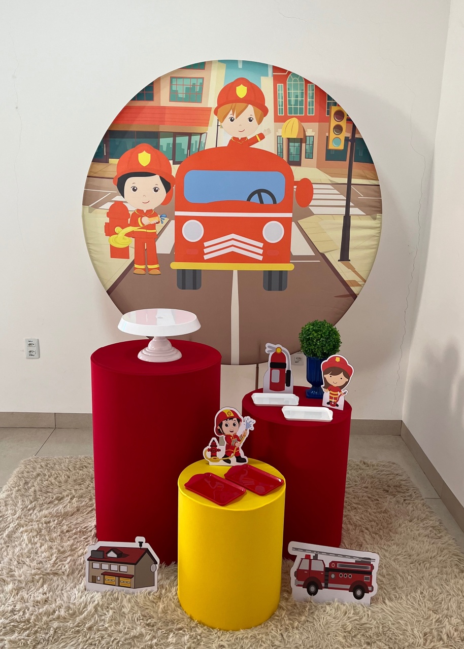 Kit Bombeiro  - Dona Amora Decoração 