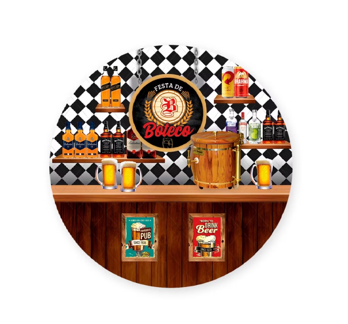 Capa Painel Boteco - Dona Amora Decoração 