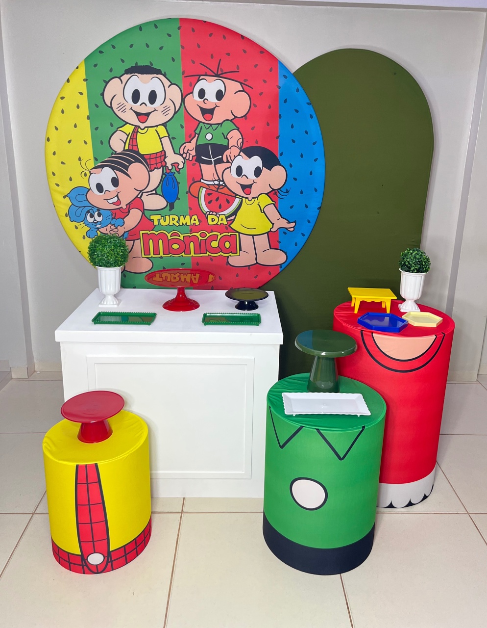 Turma da Mônica 3 - Dona Amora Decoração 