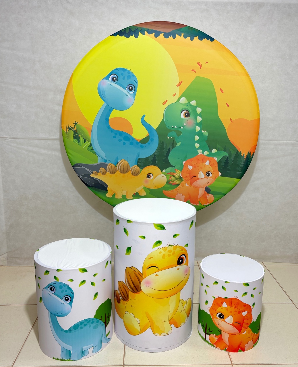 Kit Capas Dino Baby 6 - Dona Amora Decoração 