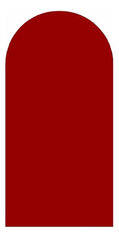 Capa Painel Romano Vermelho  - Dona Amora Decoração 
