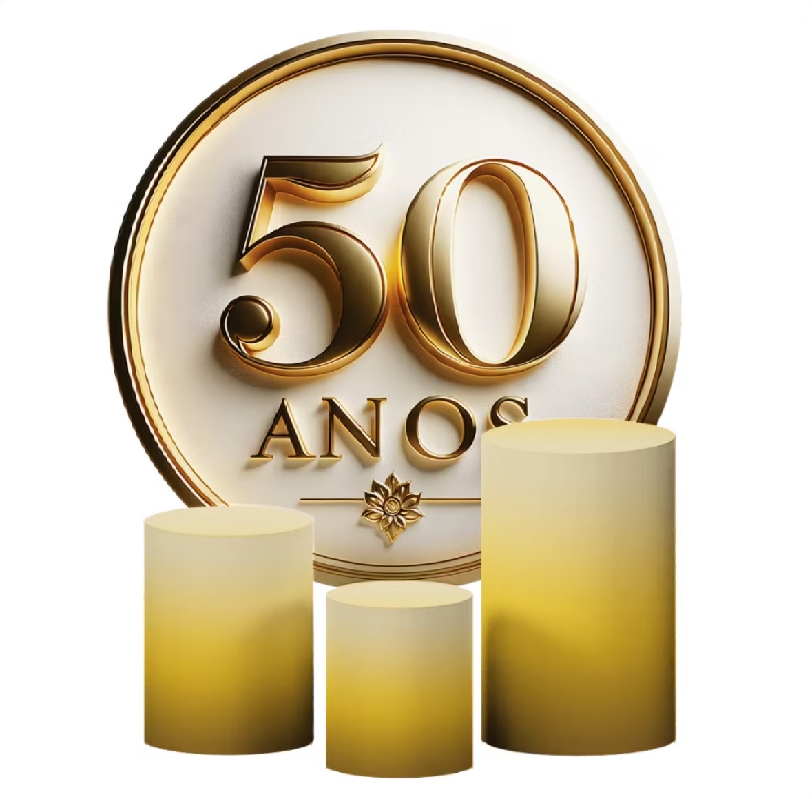 Kit Capas 50 Anos  - Dona Amora Decoração 