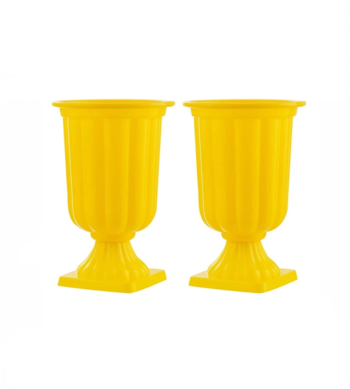 Vaso Floral Amarelo - Dona Amora Decoração 