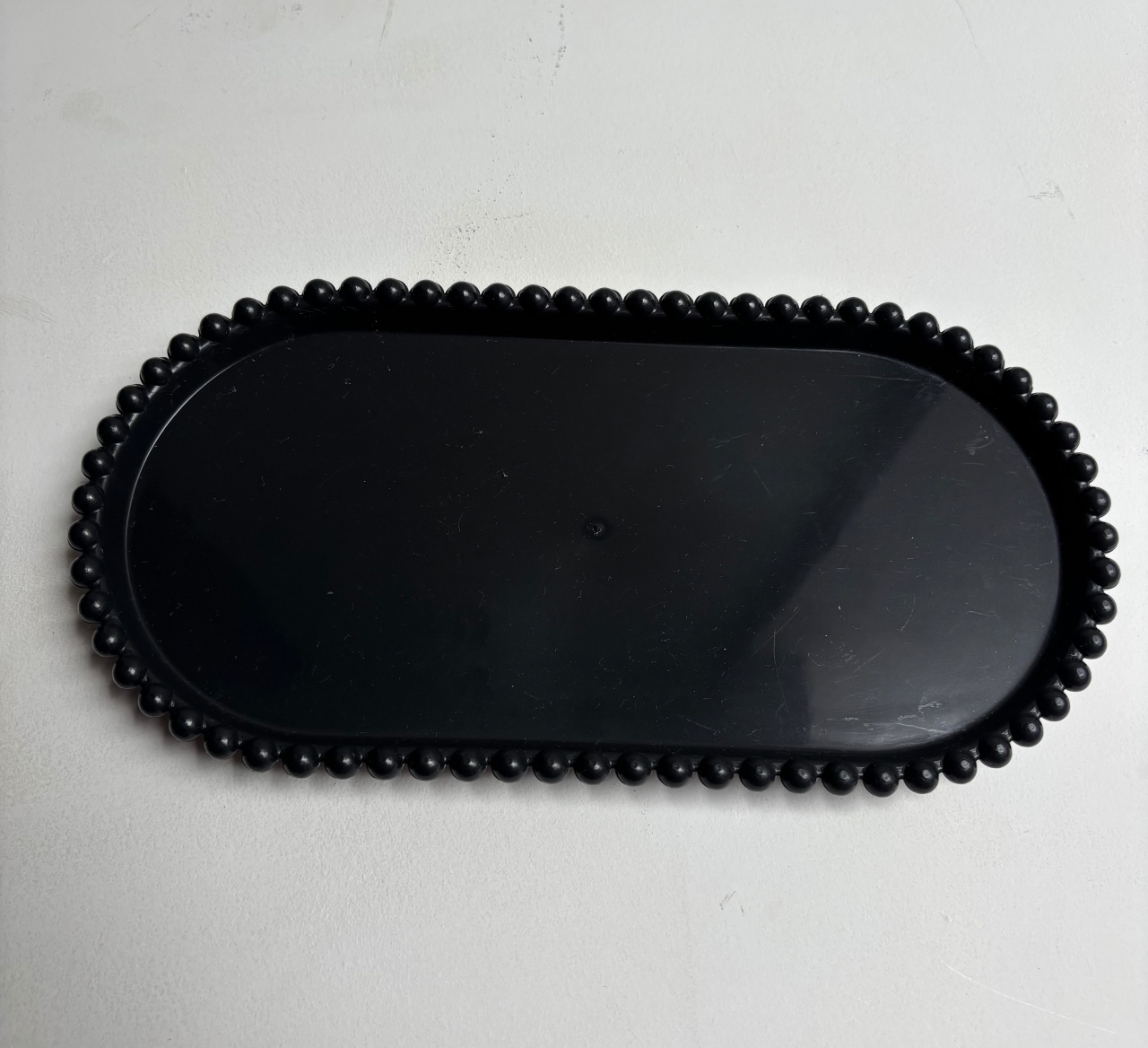 Bandeja Preto Oval - Dona Amora Decoração 