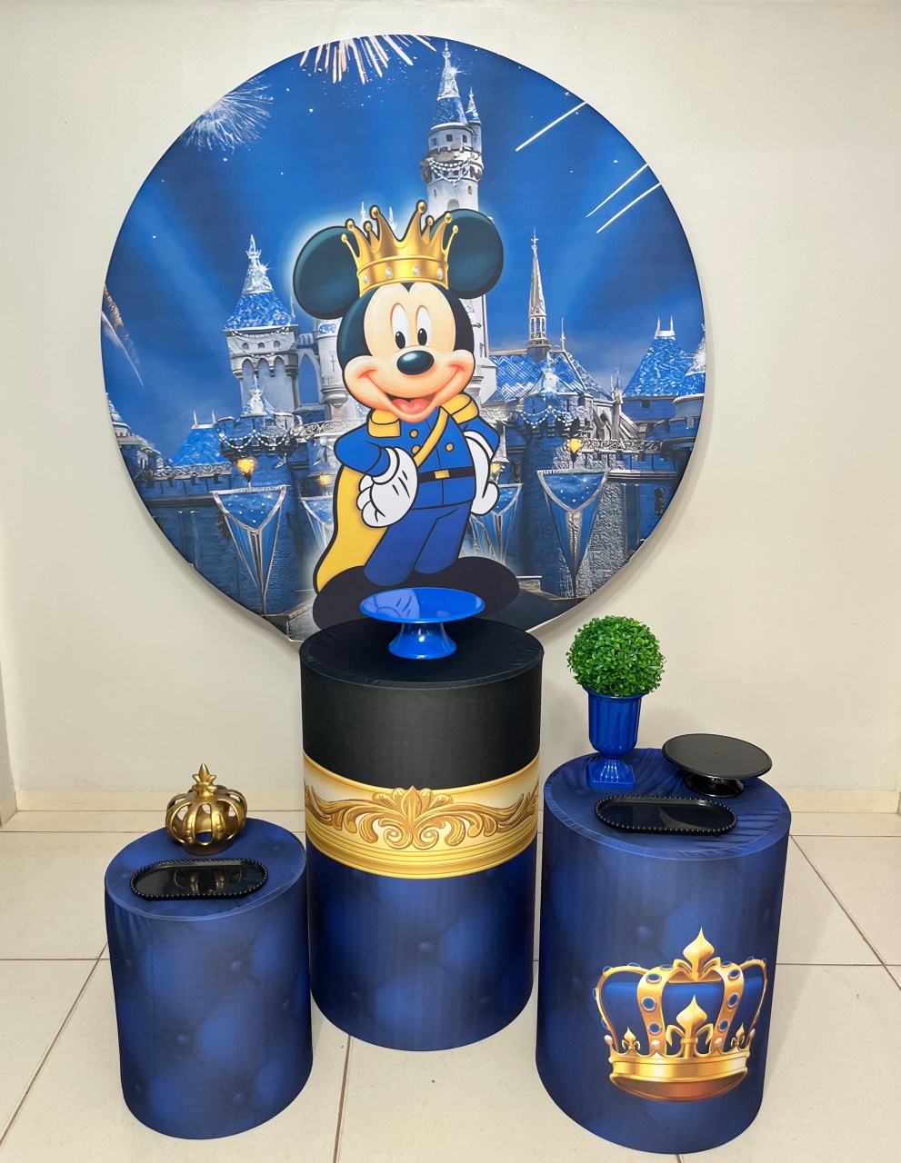 Mickey Rei 1  - Dona Amora Decoração 
