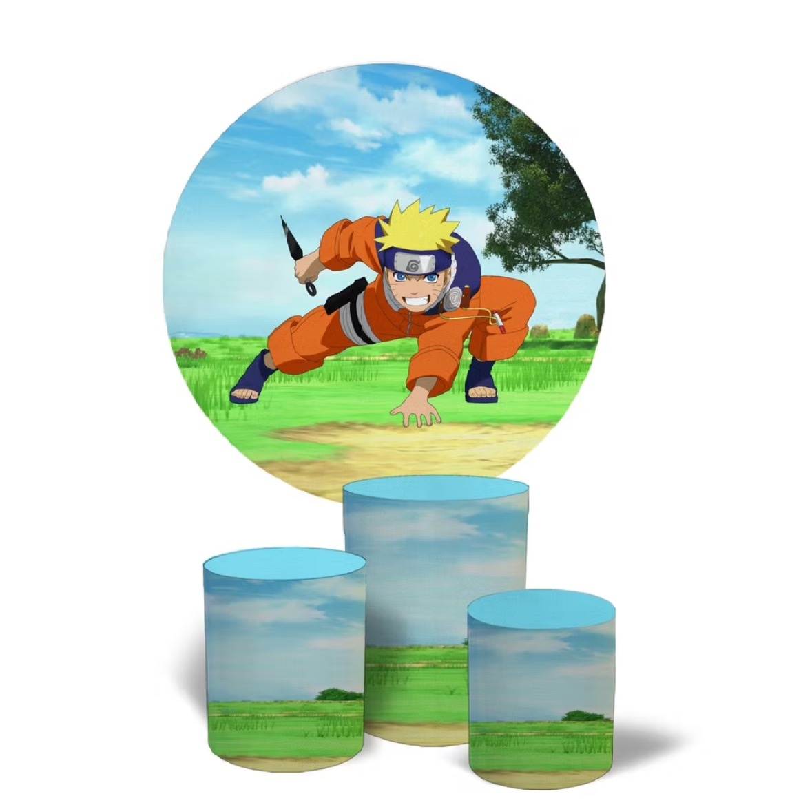 Kit Capa Naruto  - Dona Amora Decoração 