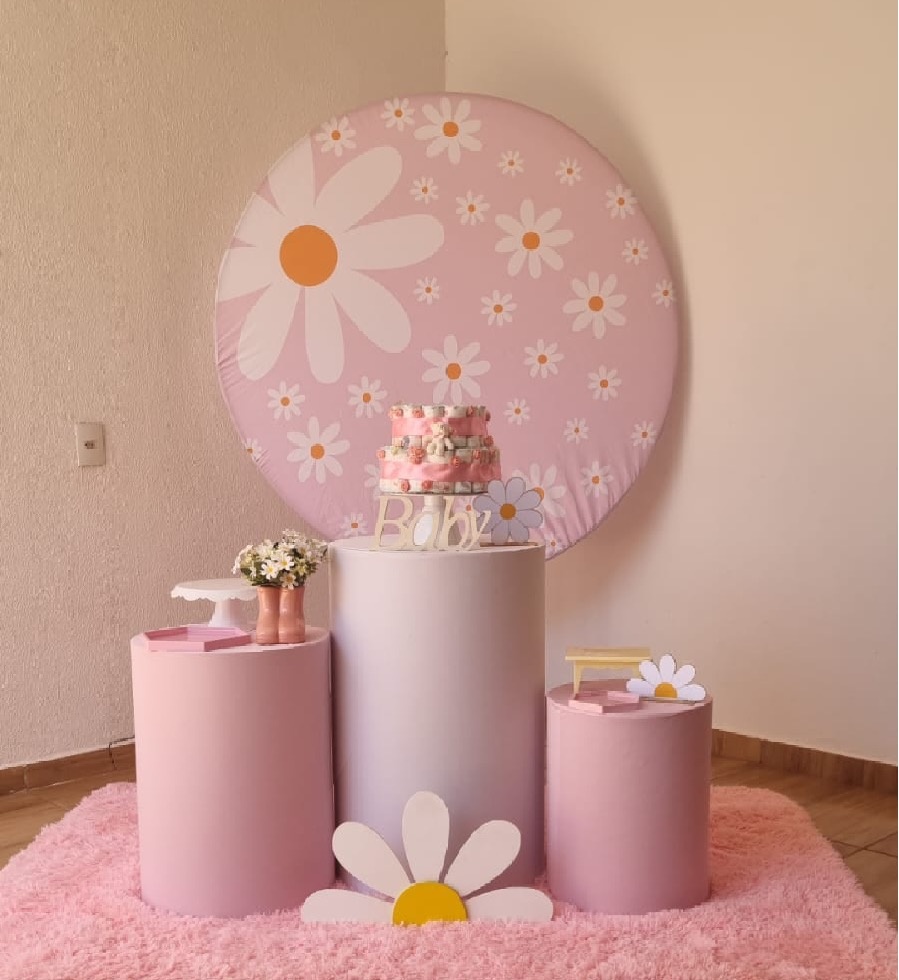 Chá de Bebê Margarida 🌸 - Dona Amora Decoração 