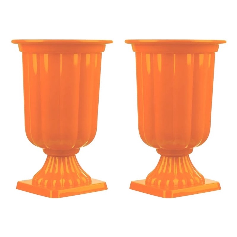 Vaso Floral Laranja - Dona Amora Decoração 