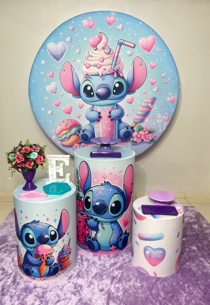 Stitch Milk Shake - Dona Amora Decoração 