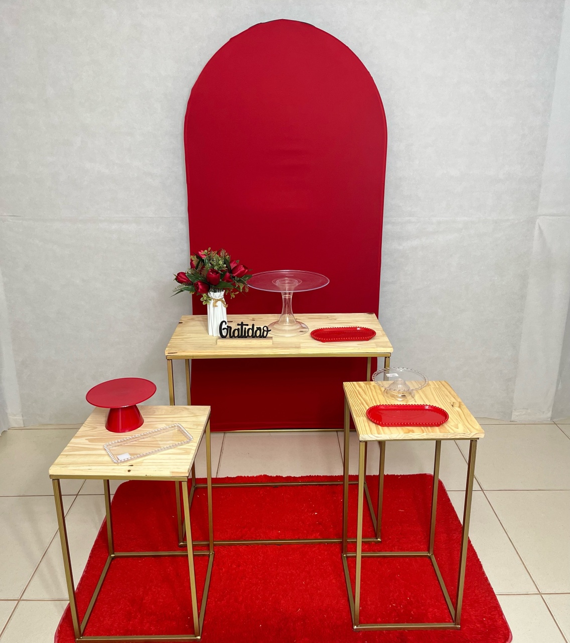 Kit Vermelho  - Dona Amora Decoração 