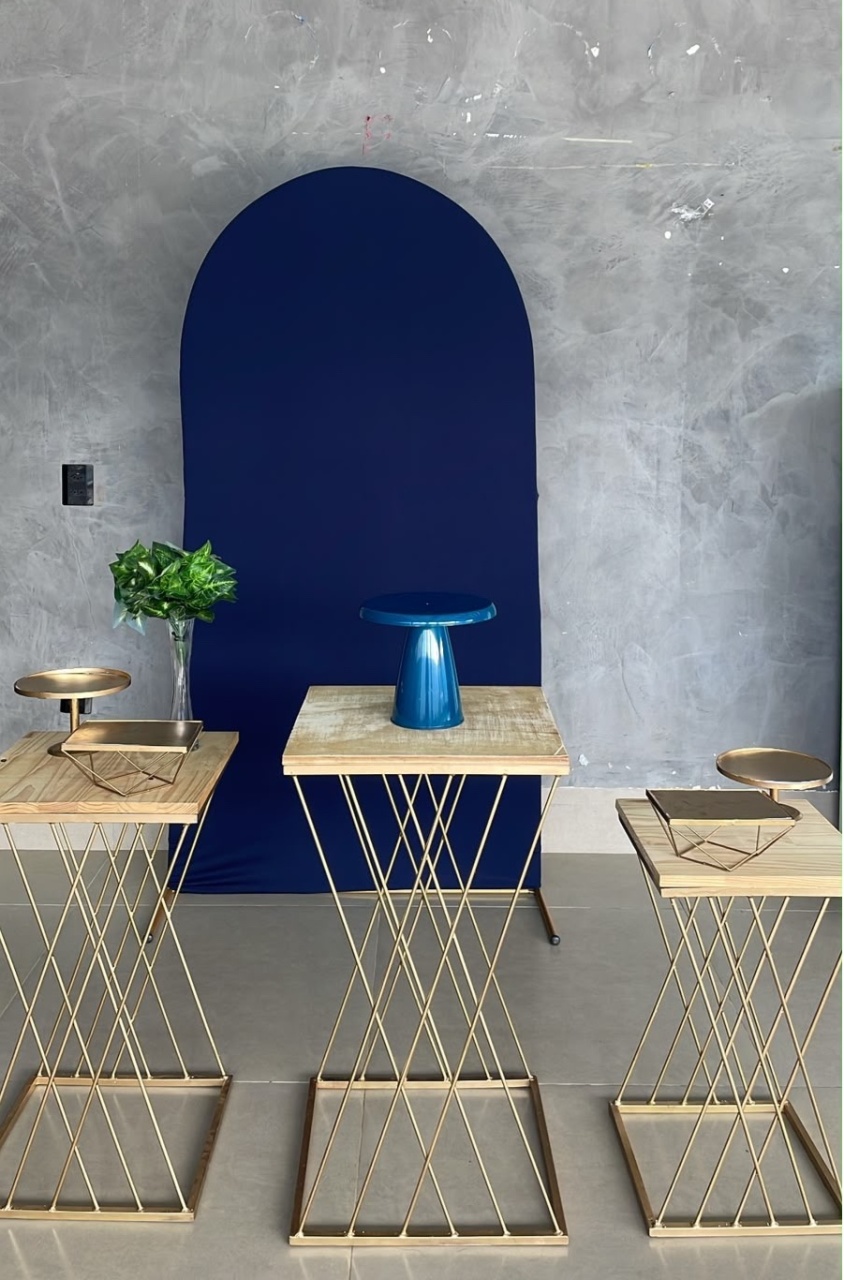Azul E Dourado - Dona Amora Decoração 