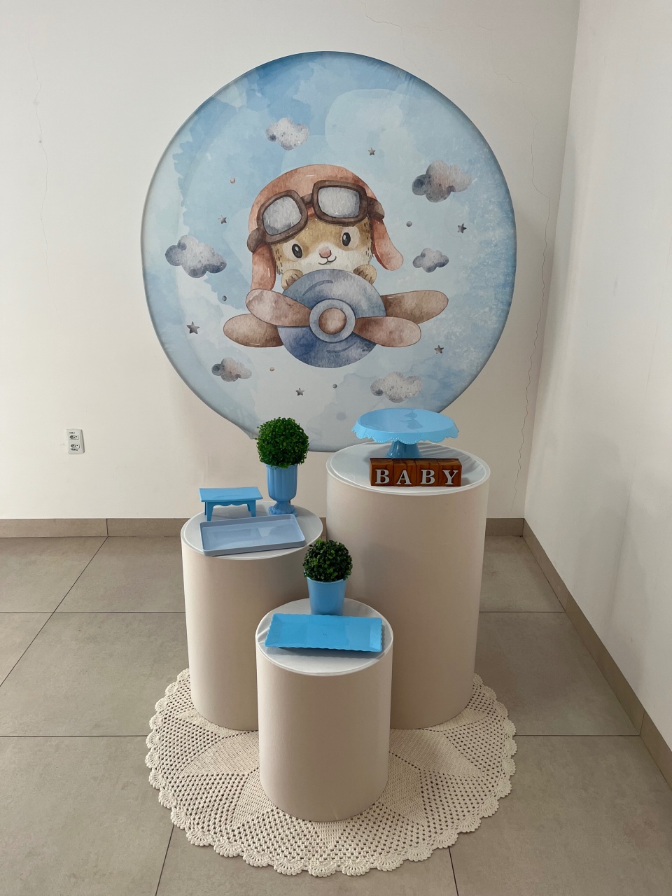 Chá de Bebê 1🩵 - Dona Amora Decoração 