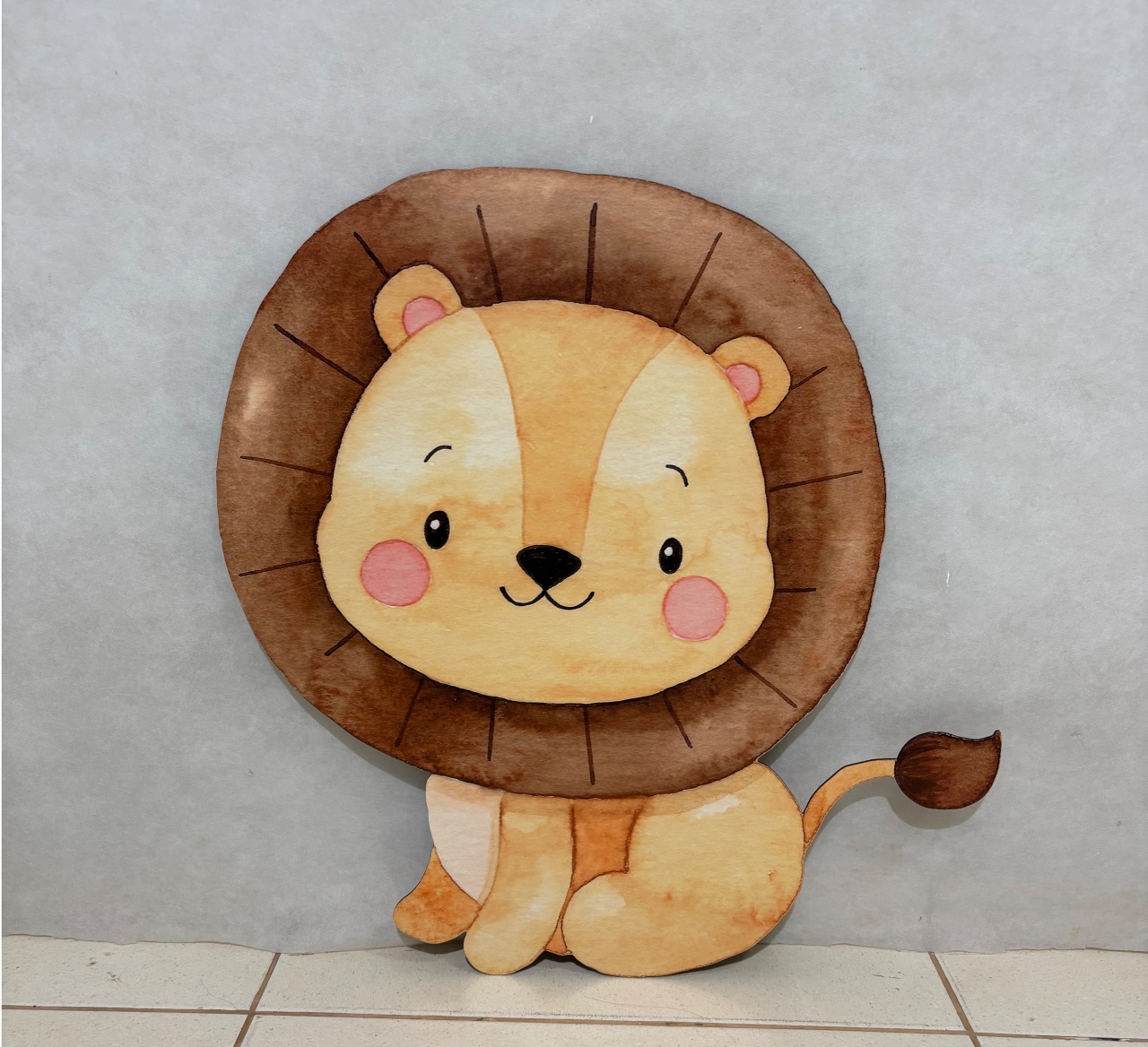 Display Leão Mdf - Dona Amora Decoração 