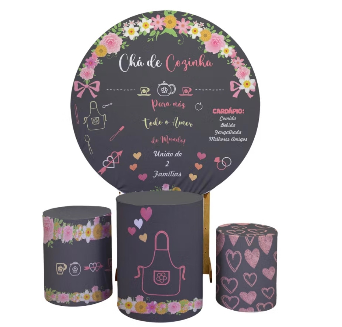 Kit Capas Chá de Cozinha  - Dona Amora Decoração 