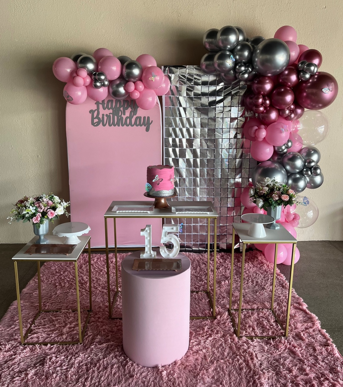 Rosa E Prata  - Dona Amora Decoração 