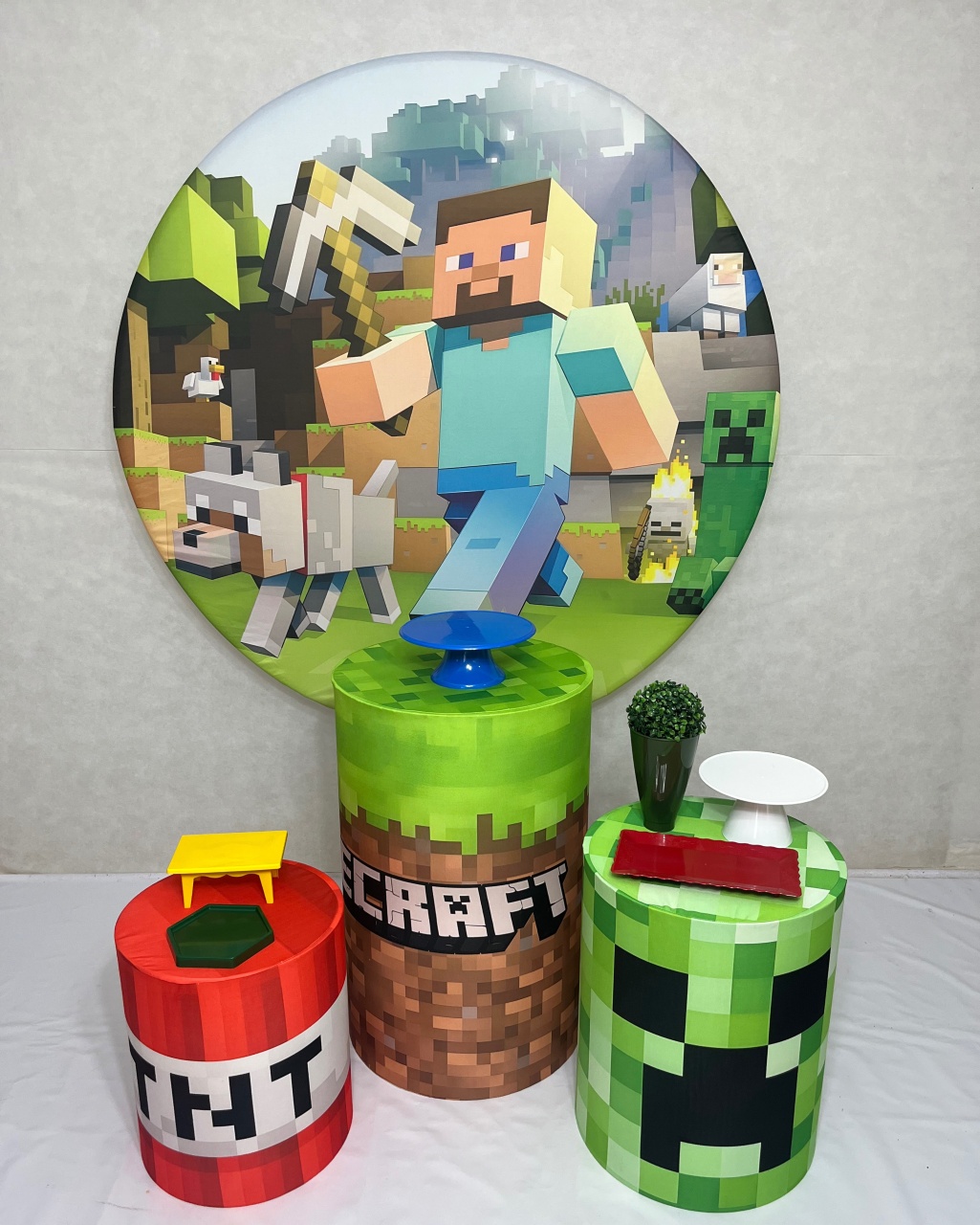 Kit Minecraft - Dona Amora Decoração 