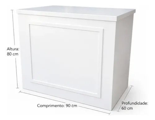 Cômoda Branca G - Dona Amora Decoração 