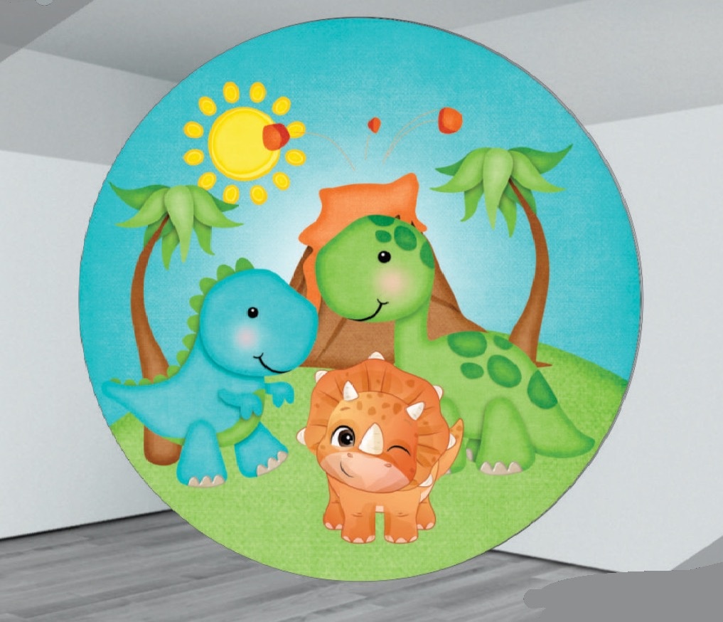 Capa Painel Dino Baby 1 - Dona Amora Decoração 