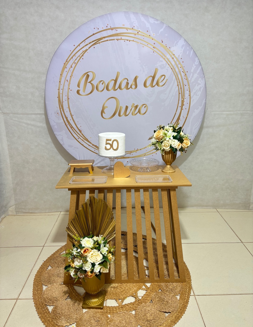 Bodas de Ouro 1 - Dona Amora Decoração 