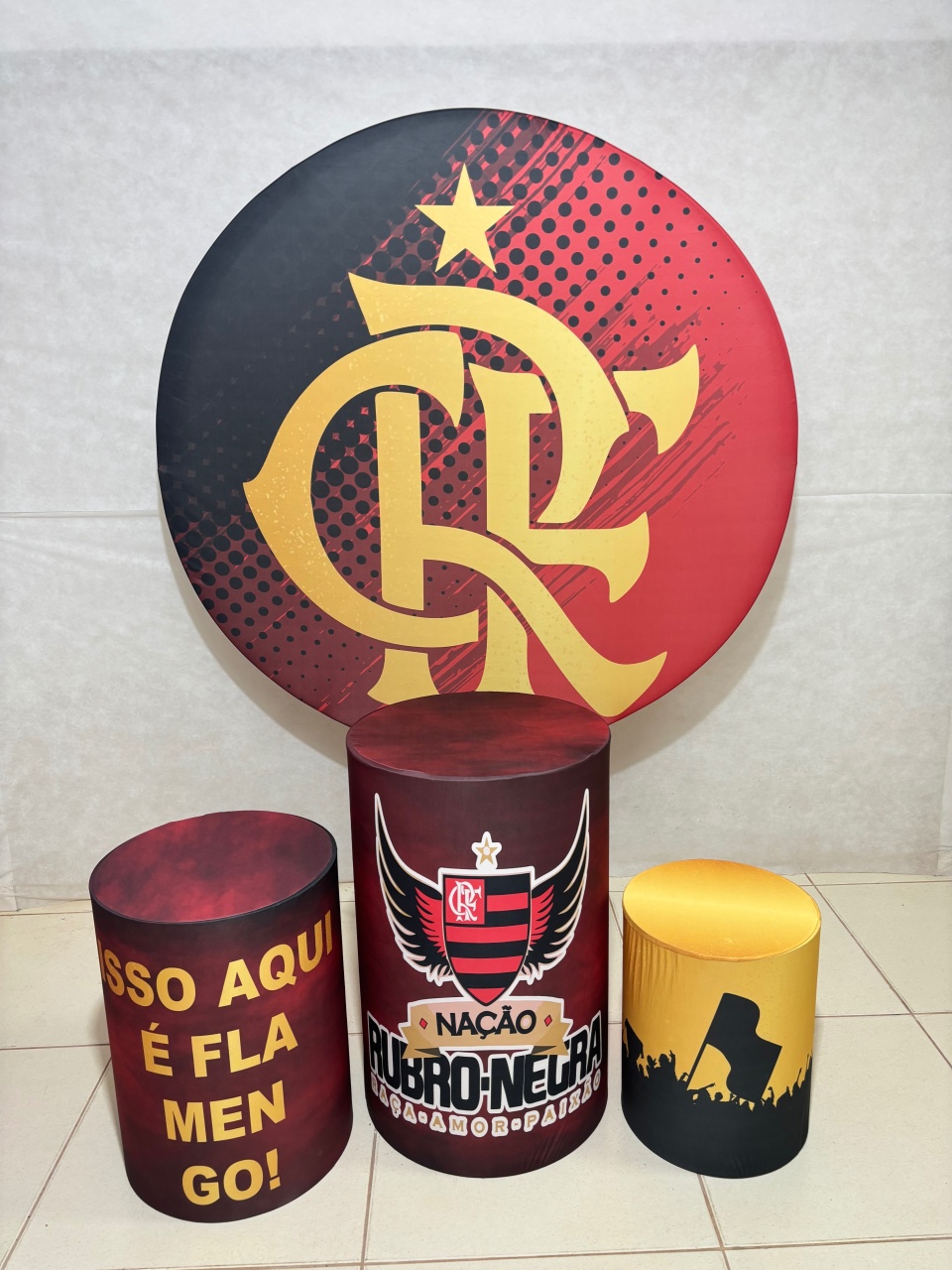 Kit Capa Flamengo  - Dona Amora Decoração 