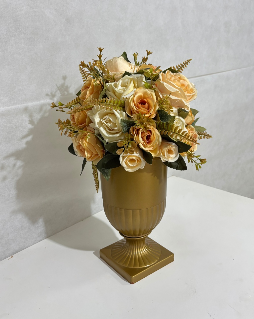 Vaso E Arranjo M Dourado  - Dona Amora Decoração 