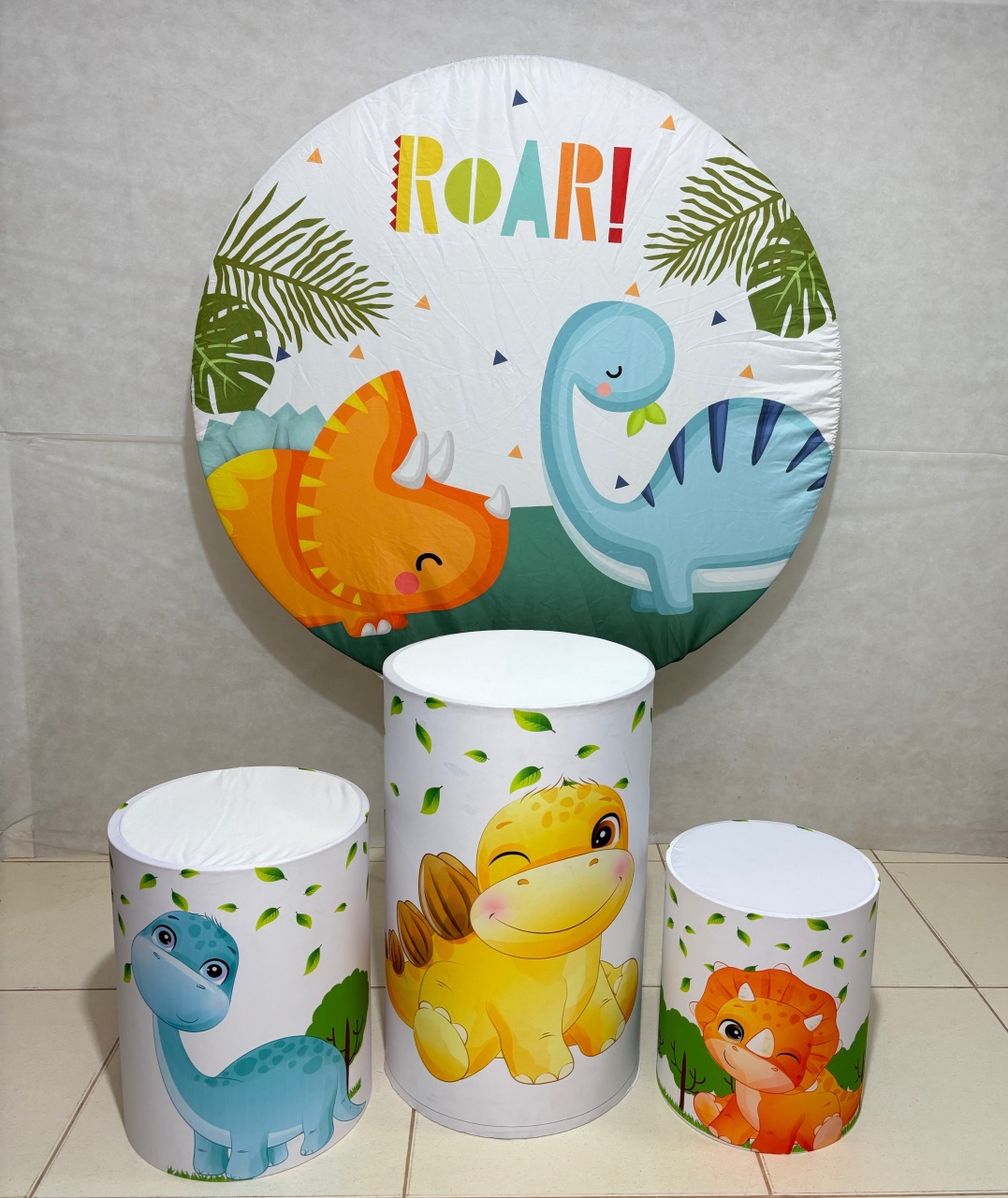 Kit Capas Dino Baby 5 - Dona Amora Decoração 