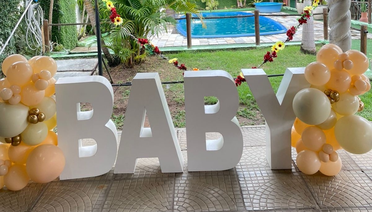 Letreiro Baby de Chão  - MILENAPEGUEMONTE