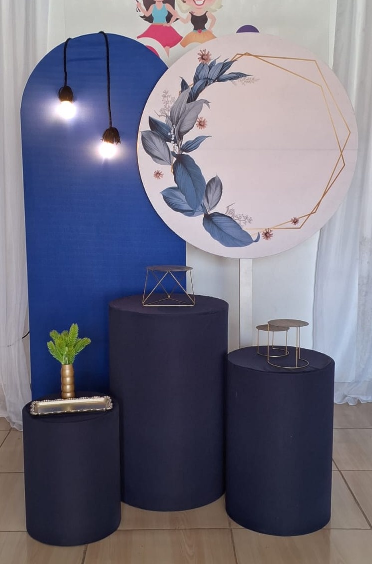 Floral Azul  Kit Prata 🥈 - MILENAPEGUEMONTE